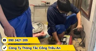 Thông cống nghẹt phường Tân Tạo