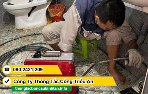 Thông cống nghẹt phường Tân Tạo