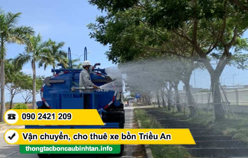 Báo giá thuê xe bồn chở nước tưới cây TPHCM