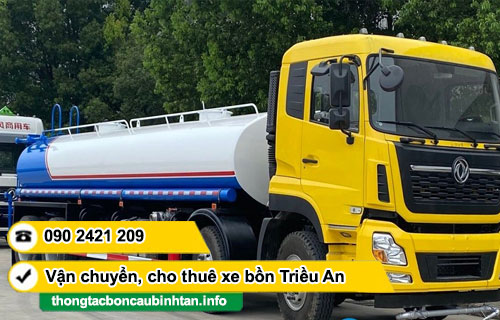 Dịch vụ cho thuê giấy tờ xe bồn