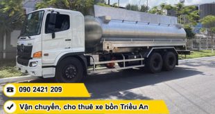 Thuê xe bồn chở nước TPHCM