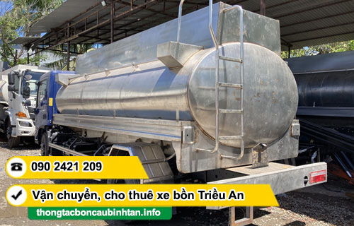 Cho thuê xe bồn chở nước bể bơi tại TPHCM