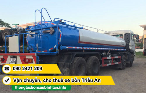 cho thuê xe bồn chở nước công trình TPHCM