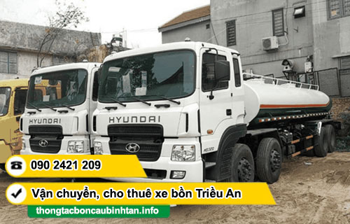 cho thuê xe bồn chở nước công trình TPHCM