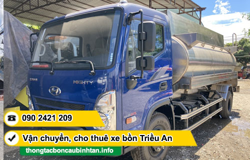 cho thuê xe bồn chở nước sạch tại TPHCM